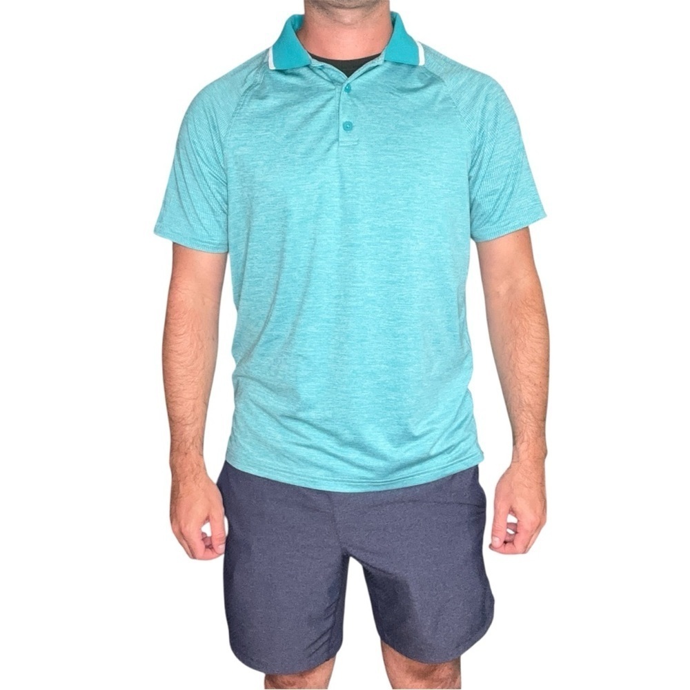 Rhone Men’s Temp Zone Short Sleeve Performance Golf Polo Size Medium